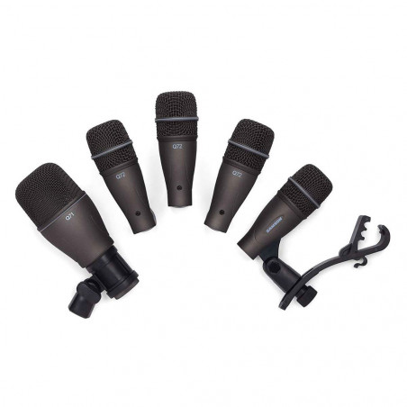 Samson DK705 - Pack 5 microphones dynamiques pour batterie - en étui