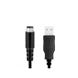 IK Multimedia Câble USB (mâle) vers Mini-Din (Femelle) - 60cm