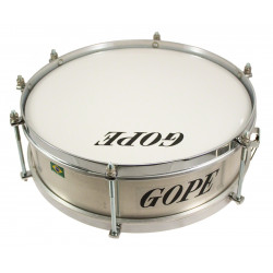 Gope Percussion - CA1210AL-CR - Caixa Alu Tarol 12" Cercle Chrome - 10cm Profondeur