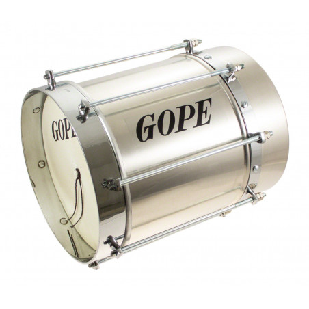 Gope Percussion - CU0825AL-CR - Cuica Alu 8" Cercle Chrome - 25cm Profondeur