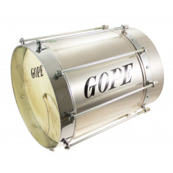 Gope Percussion - CU0927COAL-CR - Cuica Conique Alu 9" Cercle Chrome - 27cm Profondeur