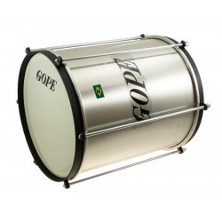 Gope Percussion - REP1030AL-HBK - Repinique Alu 10" Cercle Noir - 30cm Profondeur
