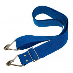 Gope Percussion - STRNYR2-BU - Sangle Ceinture 2 Crochets Renforcés - Bleu