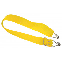 Gope Percussion - STRNYR2-Y - Sangle Ceinture 2 Crochets Renforcés - Jaune