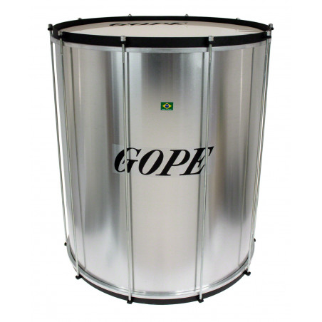 Gope Percussion - SU2060AL-HBK - Surdo Alu 20" Cercle Noir - 60cm Profondeur