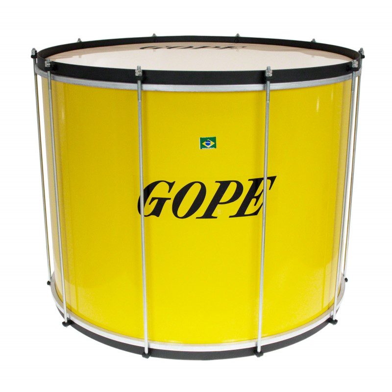 Gope Percussion - SU2245YE-AL - Surdo Jaune 22" Alu - 45cm Profondeur