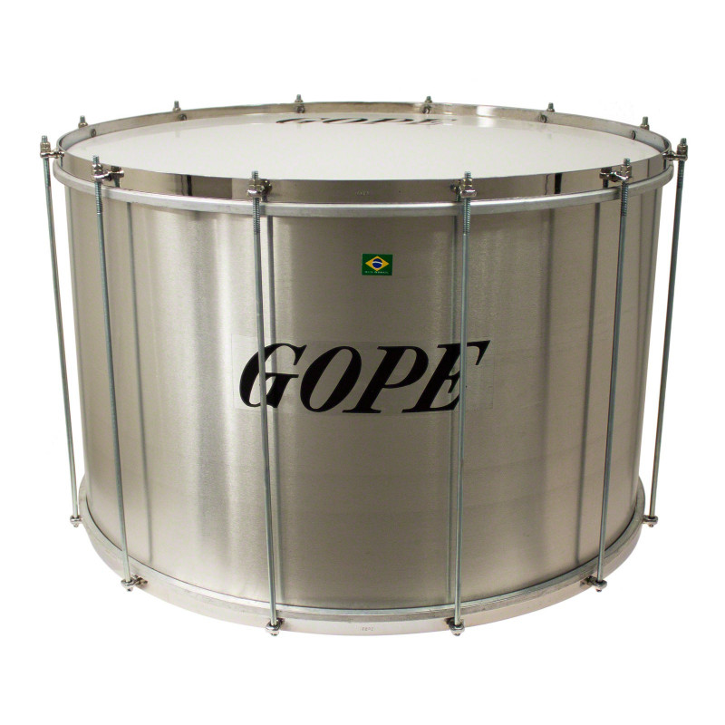 Gope Percussion - SU2440AL-CR - Surdo Alu 24" Cercle Chrome - 40cm Profondeur