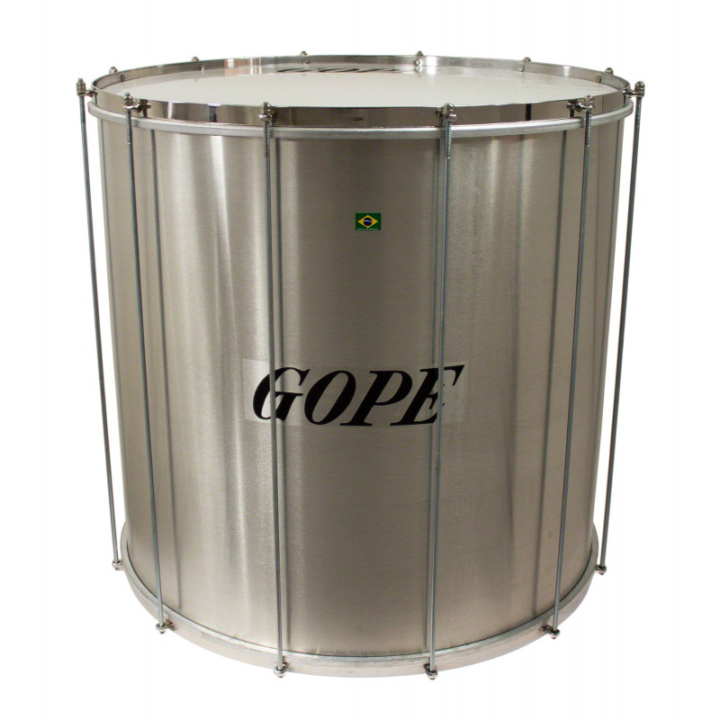 Gope Percussion - SU2460AL-CR - Surdo Alu 24" Cercle Chrome - 60cm Profondeur