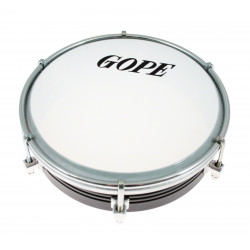 Gope Percussion - TAM6AL6-BK - Tamborim 6" Alu Noir 6 Tirants