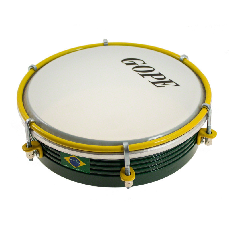 Gope Percussion - TAM6AL6-BR - Tamborim 6" Alu 6 Tirants Brésil