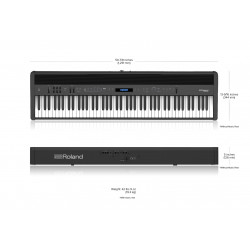 Roland FP-60X BK - Piano numérique - noir