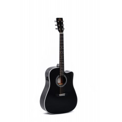 Sigma DMC-1E-BK - Guitare électro-acoustique - Noir