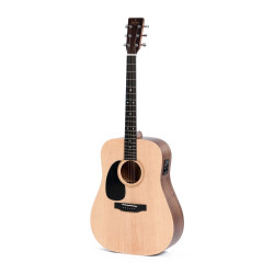 Sigma DMEL - Guitare électro-acoustique Dreadnought gaucher - Naturel satiné