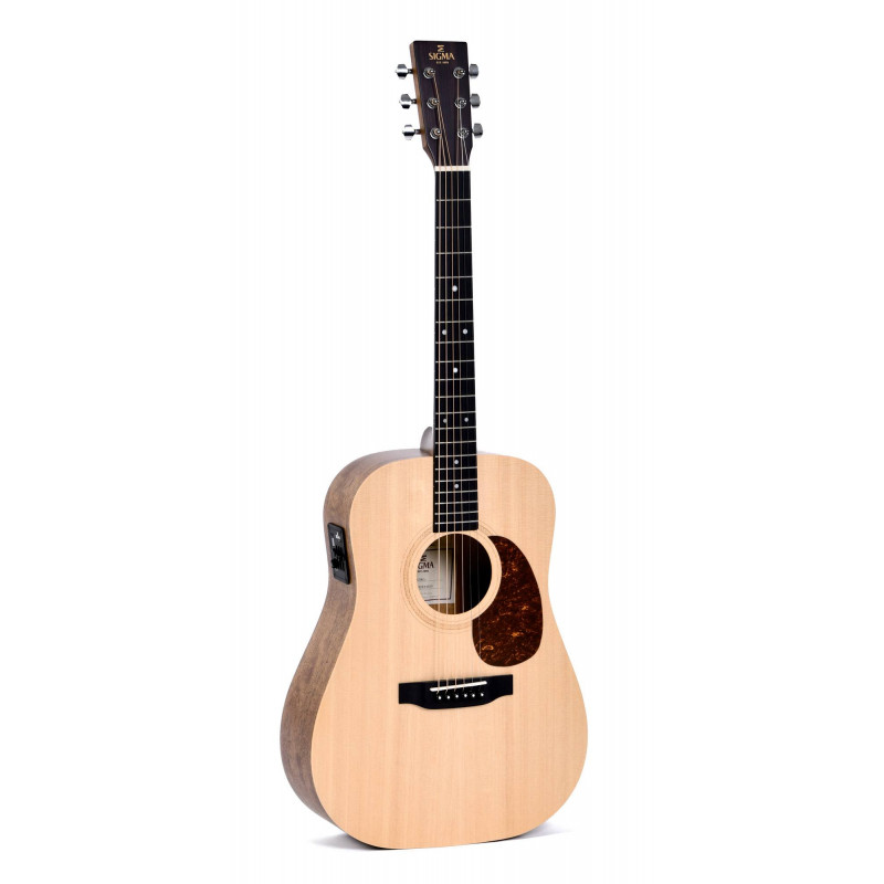 Sigma DSME - Guitare électro-acoustique Dreadnought short scale - Naturel satiné