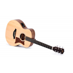 Sigma GSME - Guitare électro-acoustique short scale - Naturel satiné