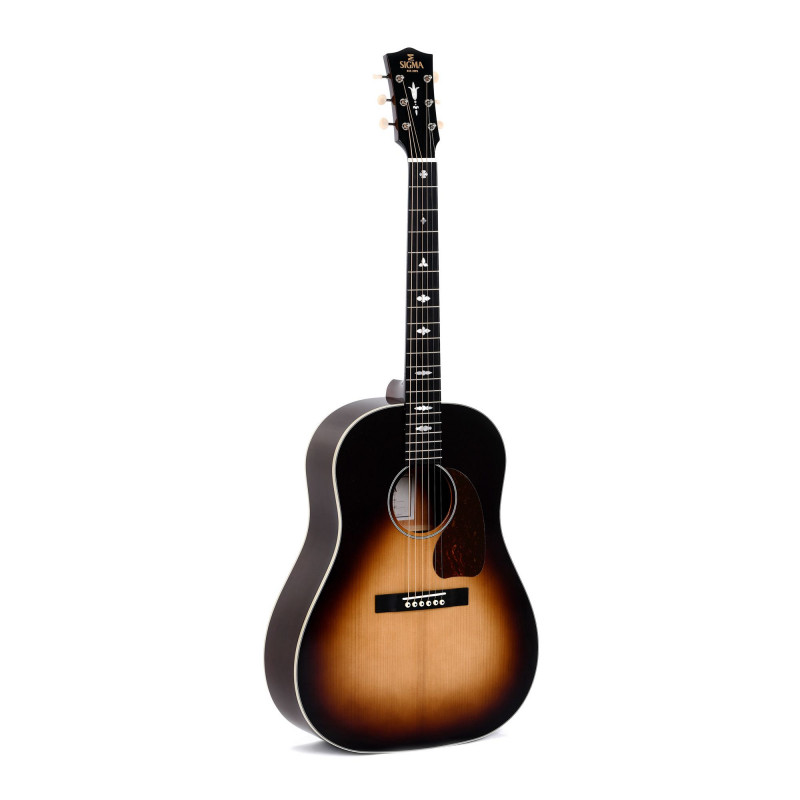 Sigma SJM-SG45 - Guitare acoustique Dreadnought slope shoulder - Sunburst brillant (+ soft case)