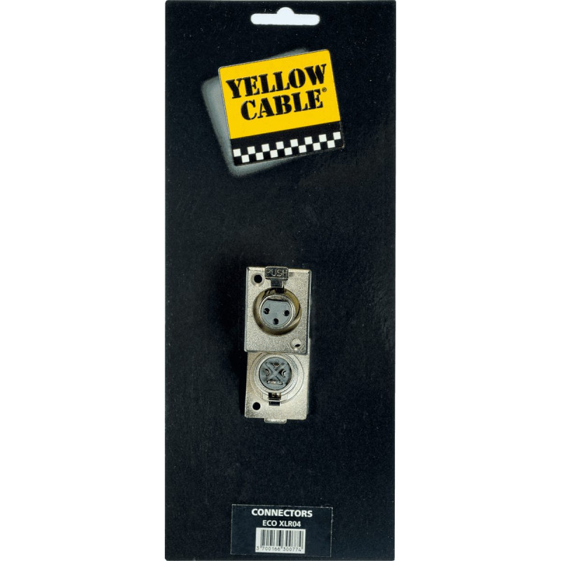 Yellow Câble XLR04 - 2 fiches XLR femelle 3 broches