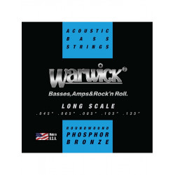 Warwick 36301-LS5 - Jeu de 5 cordes phosphore bronze basse acoustique - 45-135