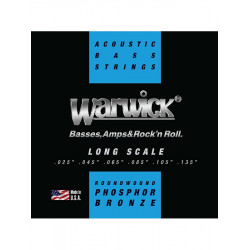 Warwick 36302-LS6 - Jeu de 6 cordes phosphore bronze basse acoustique - 25-135