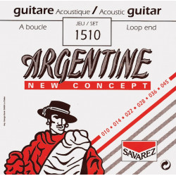 Argentine 1510 - Jeu de cordes à boucle guitare Manouche - tirant 10-45