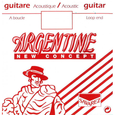Argentine 1011 - Corde de Mi aigu au détail à boucle Guitare Manouche - tirant 10