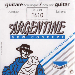 Argentine 1610 - Jeu de cordes à boule guitare Manouche - tirant 10-45