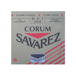 Savarez 504R  Ré tirant normal Corum Alliance rouge - corde guitare classique