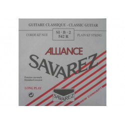 Savarez 542R Alliance rouge - Si tirant normal - Corde au détail guitare classique