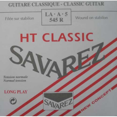 Corde au détail guitare classique - Savarez 545R Alliance rouge - La tirant normal
