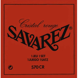 Savarez 570CR Cristal Rouge Tirant normal - Jeu de cordes guitare classique