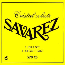 Jeu de cordes guitare classique - Savarez 570CS Cristal soliste Tirant fort