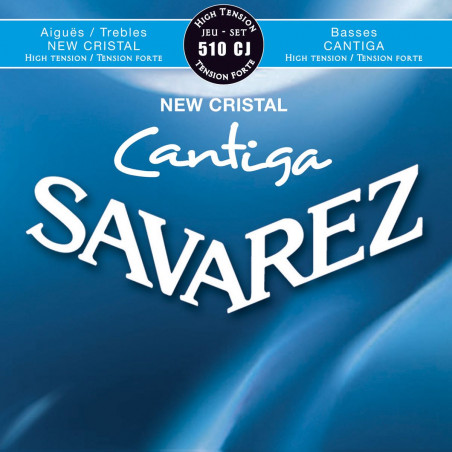 Savarez 510CJ Cristal Cantiga Tirant fort - Jeu de cordes guitare classique