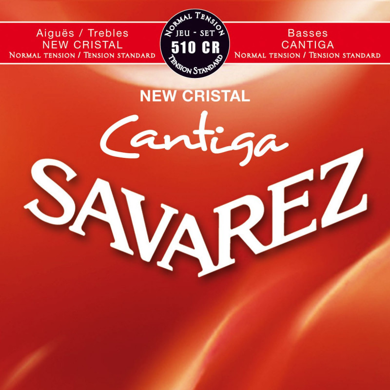 Savarez 510CR Cristal Cantiga Tirant normal - Jeu de cordes guitare classique