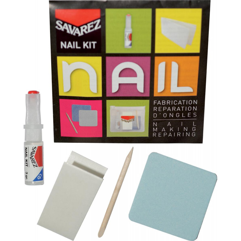 Savarez Nail - Kit de fabrication et de réparation d'ongles pour guitaristes