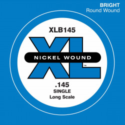 D'addario XLB145 - Corde au détail Nickel Long 145 basse électrique