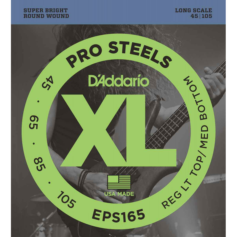 D'addario EPS165 Prosteels 45-105 - Jeu de cordes basse électrique