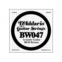 Corde D'Addario 047 - guitare acoustique BW047