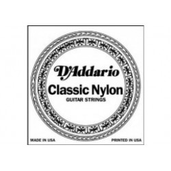 D'Addario J27N01 - Corde au détail Mi 028 guitare classique