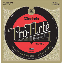 D'Addario EJ45C Pro Arte Composite Tirant normal - Jeu de cordes pour guitare classique