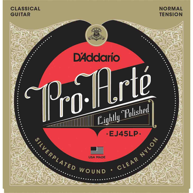 D'Addario EJ45LP Pro Arte normal - Jeu cordes guitare classique