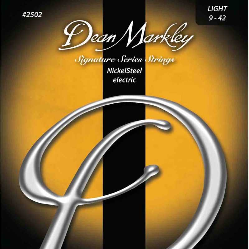 Dean Markley 2502 Signature - Light 9-42 -Jeu de cordes guitare électrique