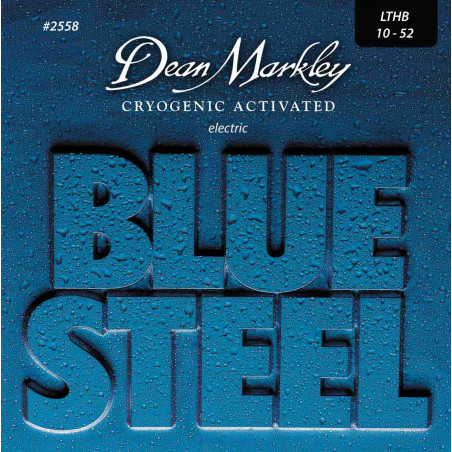 Dean Markley 2558 Blue steel Medium light 10-52 - Jeu de cordes guitare électrique