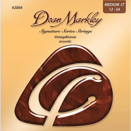 Dean Markley 2004A Vintage Bronze Medium Light - jeu guitare acoustique