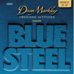 Dean Markley 2032 Blue steel Bronze Extra Light - Jeu de cordes guitare acoustique
