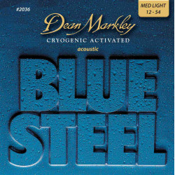 Dean Markley 2036 Blue steel Bronze Medium Light - Jeu de cordes guitare acoustique