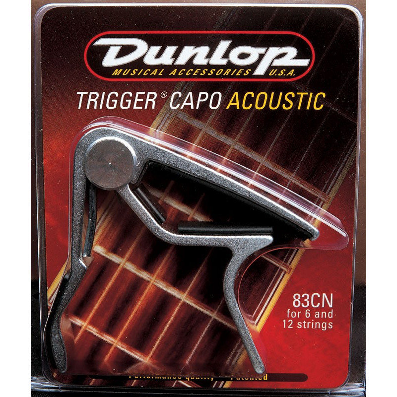 Dunlop 83CDN - Capodastre à pince guitare acoustique