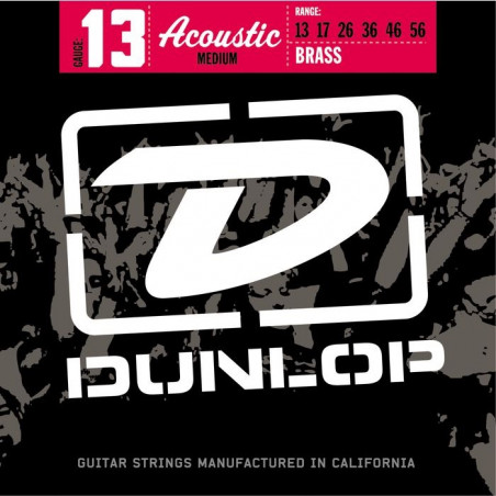 Jeu guitare acoustique Dunlop Medium 13-56