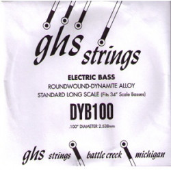 Corde au détail pour guitare basse - 100 - GHS DYB100