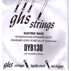 Corde au détail pour guitare basse - 130 - GHS DYB130