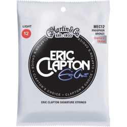 Martin Clapton EC12 - Jeu de cordes pour Guitare acoustique - Light 12-54